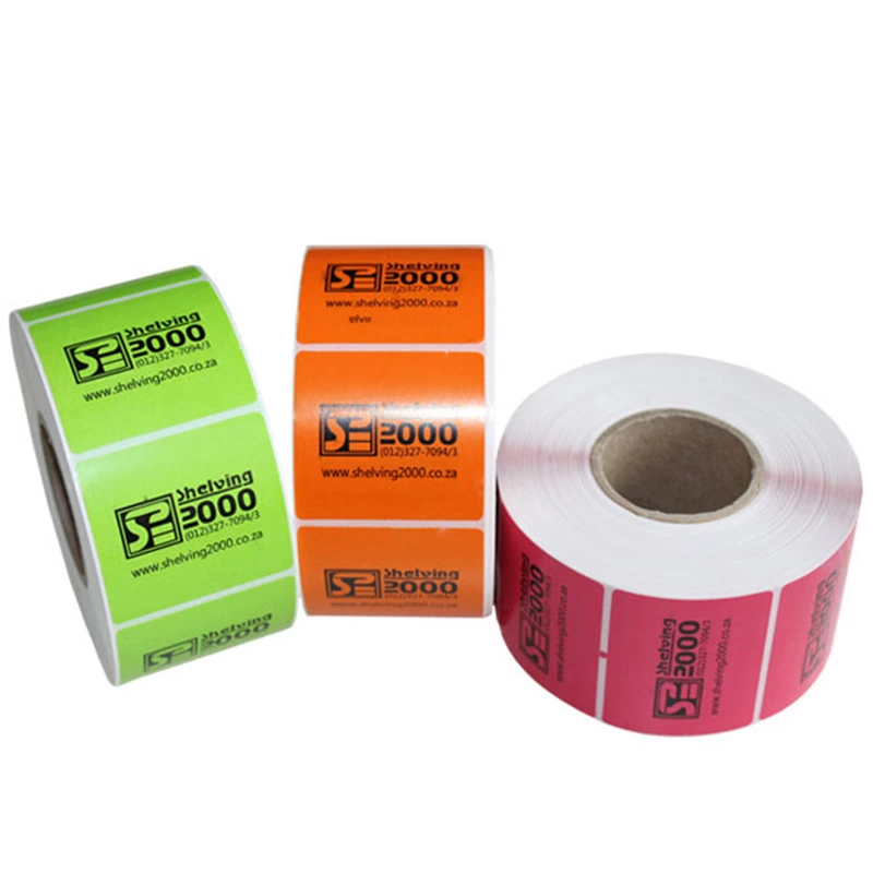 100% Wood Pulp 40mmx30mm Direct Thermal Printed Label for Supermarket