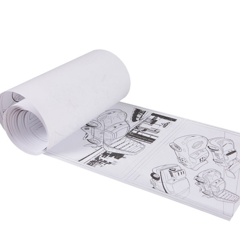 Hot Sale Professional 210mmx4m Large white Art Child Drawing Paper Roll for Kids Painting